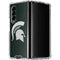 Michigan State University Spartans Logo Galaxy Z Fold4 5G Clear Case
